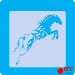 STENCIL CABALLO 2