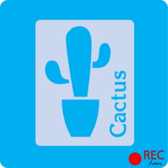 STENCIL CACTUS