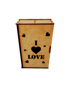 Caja I LOVE 14x25x7 cm