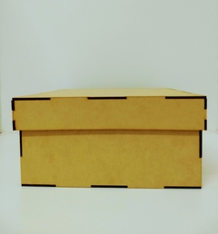 CAJA RECTANGULAR CON TAPA