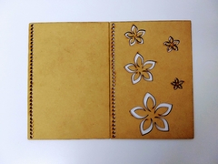 CARPETA PARA ANILLAR FLORES