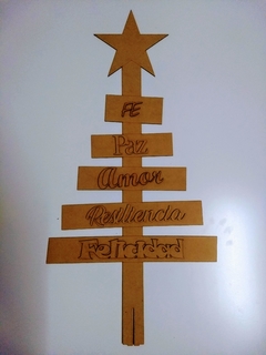 ARBOL NAVIDAD TABLAS 5 PALABRAS