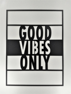 CUADRO GOOD VIBES ONLY