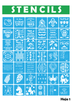 Pack 2-1 Stencil