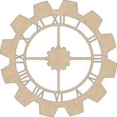 RELOJ ENGRANAJE ROMANO