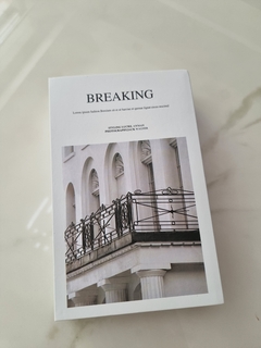 Libro tapa decorativo BREAKING