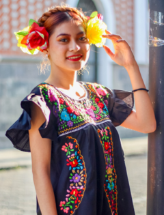 Mini Vestido Hilo de Algodón 90 cm - comprar en línea