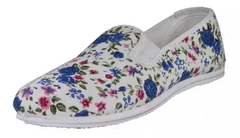 Panchas Mujer Fokker tipo Alpargatas Lona Estampada