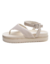 Sandália de dedo flatform de amarrar Off white na internet