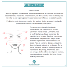 Piedra Gua-Sha de Cuarzo Rosa para Masaje Facial - tienda online