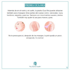 Imagen de Piedra Gua-Sha de Cuarzo Rosa para Masaje Facial