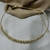 Choker aro bolinhas banhada ouro - comprar online