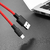 CABLE DE CARGA LIGHTNING FIBRA DE CARBONO X29 BLANCO - ROJO - iTHINKS Argentina