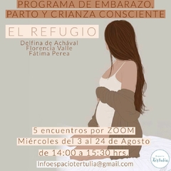 Banner de la categoría "EL REFUGIO" TALLER DE PRE PARTO, PARTO Y CRIANZA
