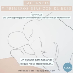 TERTULIA PRENATAL. Preparación para la lactancia y primeros días con tu bebé (Sesión individual y personalizada)