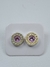 Aros bulgary 8 mm plata y oro a rosca - tienda online