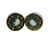 Aros bulgary 8 mm plata y oro a rosca - comprar online