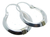 Aros Argollas Criollos Plata 925 Y Oro 18 Kilates N° 3 23 Mm - tienda online