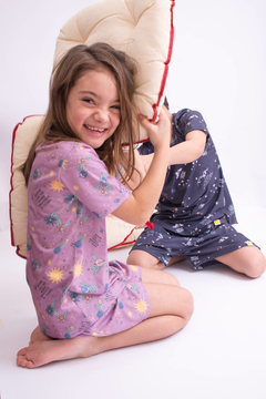 Pijama Universe lavanda - Across the Sun
