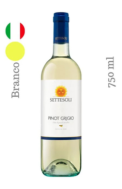 Vinho Italiano Settesoli Pinot Grigio Branco 750Ml