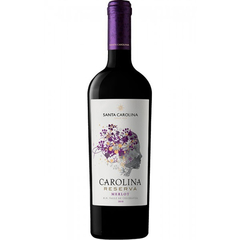 Vinho Chileno Santa Carolina Reserva Merlot Tinto Gfa 750 Ml