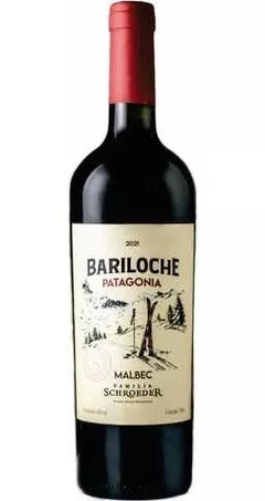 Vinho Argentino Patagonia Malbec Bariloche Shoroeder 750 Ml