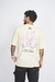 remera "post party" oversize estampada de algodon peinado 24/1 - tienda online