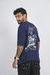 remera "sunrise" oversize estampada de algodon peinado 24/1 - comprar online