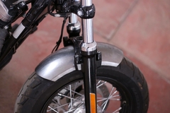 Kit Paralamas traseiro com kit de fixação e dianteiro Harley Davidson Sportster com aba de 1cm - metalcustomgarage