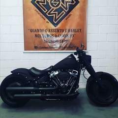 Kit Paralamas Traseiro Curto Harley Davidson Fat Boy 2018 em diante reforço - metalcustomgarage