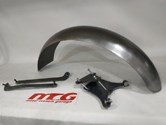 Kit Virago 250 Para-lama traseiro kit fixação banco solo estofado suporte lateral de placa - metalcustomgarage