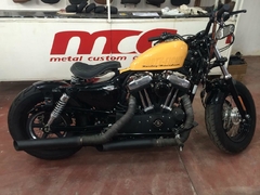 Kit Paralamas traseiro com kit de fixação e dianteiro Harley Davidson Sportster com aba de 1cm