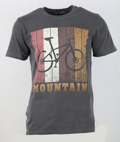 Camiseta Casual Mountain Bike Ferrugem Chumbo - Fabri Originals