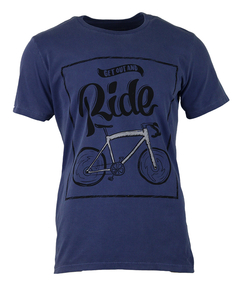 Camiseta Casual Speed Ride Azul