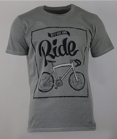 Camiseta Casual Speed Ride Cinza - Fabri Originals