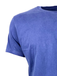 Camiseta Casual Estonada Azul - comprar online