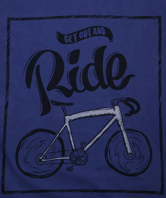 Camiseta Casual Speed Ride Azul na internet