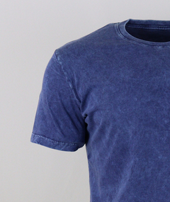 Camiseta Casual Marmorizada Azul - comprar online