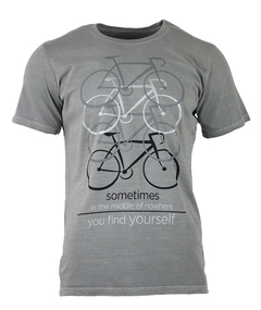 Camiseta Casual Speed Four Bikes Cinza