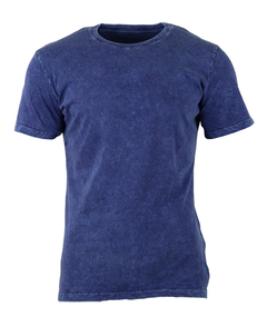 Camiseta Casual Marmorizada Azul