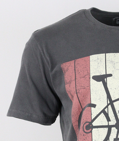 Camiseta Casual Mountain Bike Ferrugem Cinza - comprar online