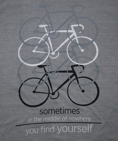 Camiseta Casual Speed Four Bikes Cinza na internet