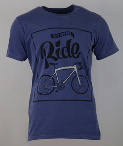 Camiseta Casual Speed Ride Azul - Fabri Originals