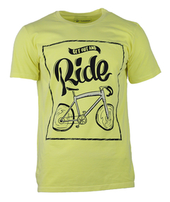 Camiseta Casual Speed Ride Amarela