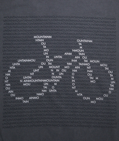 Camiseta Casual Mountain Bike Letras Chumbo na internet