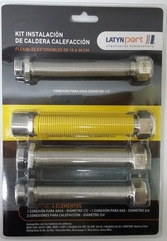 Kit de Flexibles para instalación de calderas.