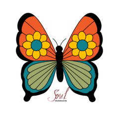 Imagem do Moletom Butterfly integrante de nossa linha especial Psychedelic Dreams