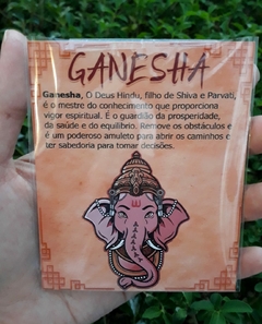 Ímã de Geladeira Decorativo Ganesha Sorte Sabedoria 8,5x10,5 cm