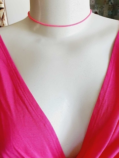 Choker Veneziana Mini Rosa na internet