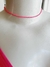 Choker Veneziana Mini Rosa - Helô Nazaré Acessórios